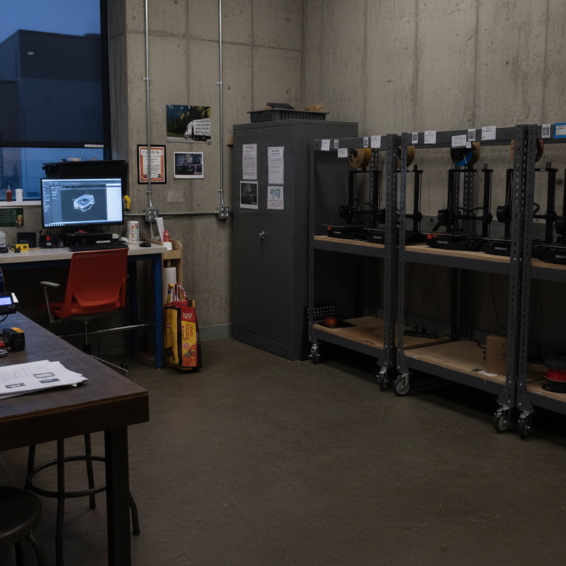 Industrial workshop space